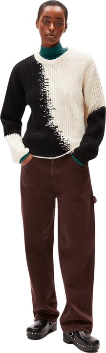Image du produit Armedangels Long Sleeve Miyaar Pullover Round Neck Black/Oat (L)