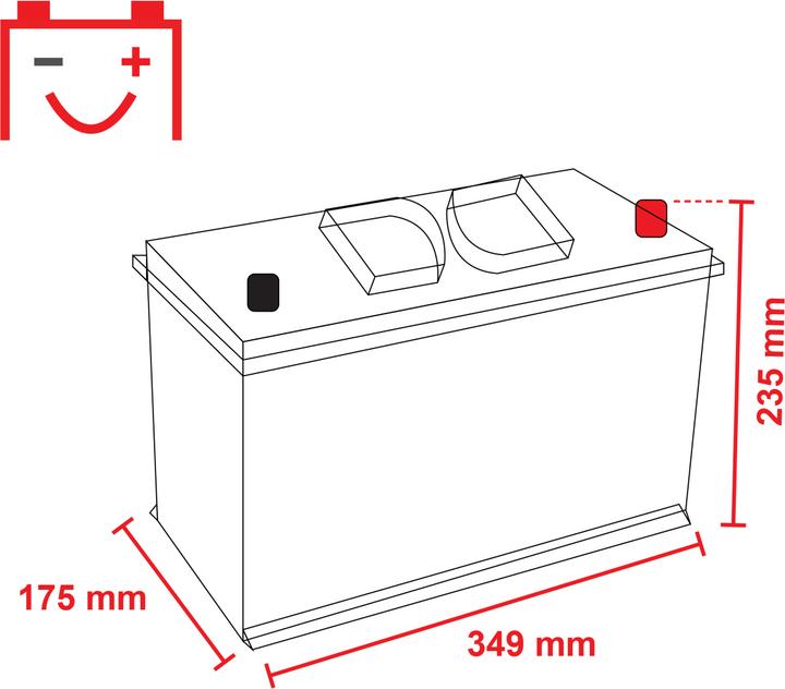 Produktbild Exide EG1102 Heavy Professional LKW Batterie (12 V, 110 Ah, 750 A)
