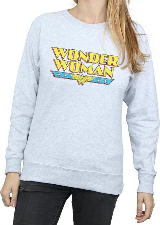 Produktbild Wonder Woman Crackle Logo Sweatshirt (L)