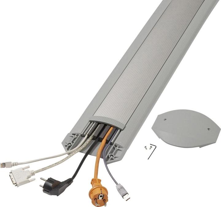 Produktbild Serpa Kabelbrücke Typ B15, Breite 300 mm, Länge 1,5 m, EasyLoader Alu, hellgrau/Alu für den Innenbereich (Kabelbrücke, 150 cm)