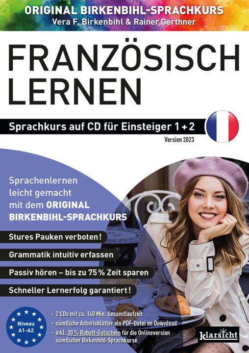 Actual product image Birkenbihl:Französisch lernen für Einst (German, French, Rainer Gerthner, Vera F. Birch beetle, 2022)