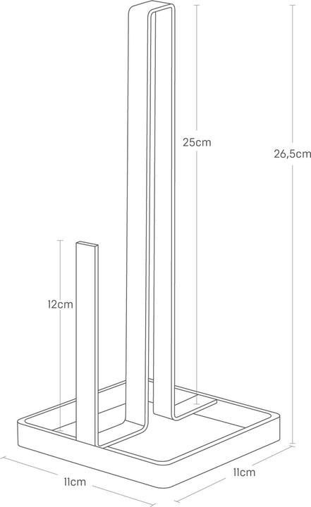 Actual product image Yamazaki Kitchen roll holder TOWER