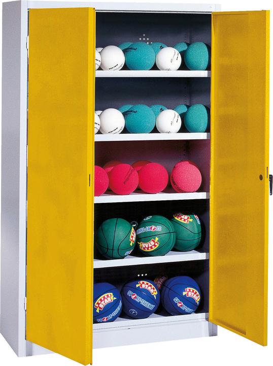 Produktbild C+P Ballschrank (HxBxT: 195x150x50 cm, mit Vollblech-Flügeltüren, Typ 3)