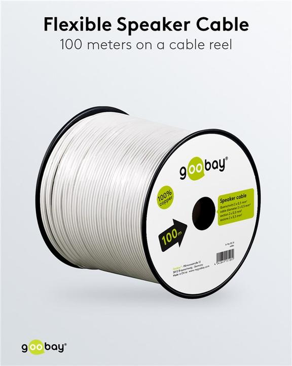 Actual product image Goobay 15101 (100 m, 0.50 mm²)