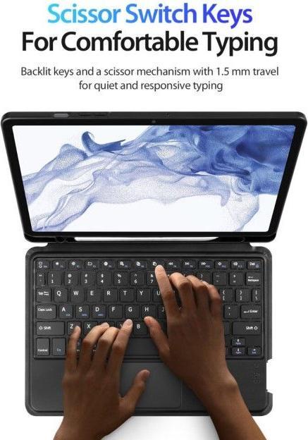 Actual product image Dux Ducis DK Series Keyboard Case (US, Galaxy Tab S8, Galaxy Tab S7)