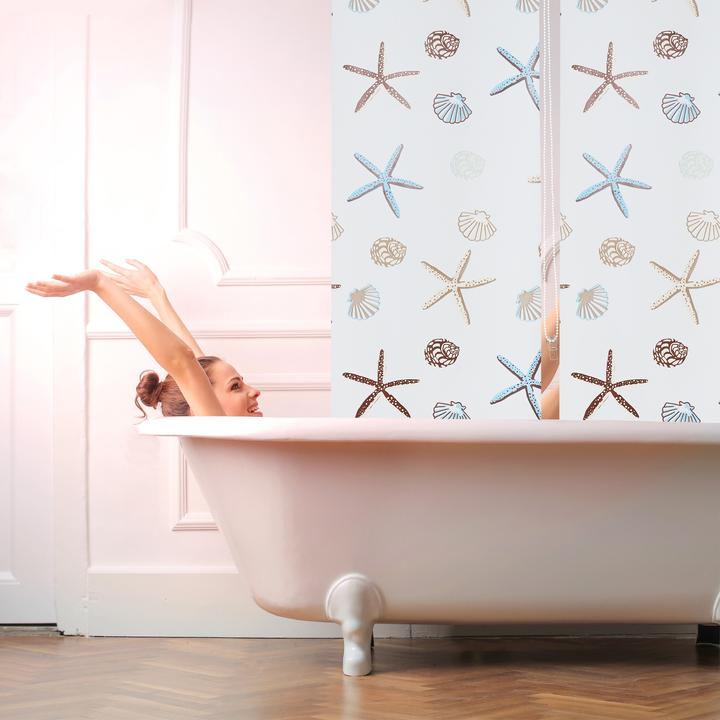 Productafbeelding Relaxdays Douche rolgordijn (60 x 5 x 240 cm)