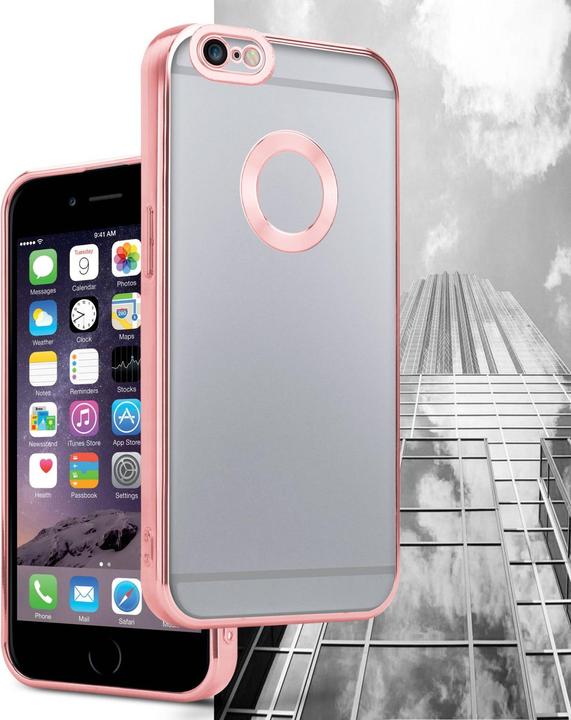 Actual product image Cadorabo TPU Chrome case with camera protection for Apple iPhone 6 / 6S (Apple iPhone 6)