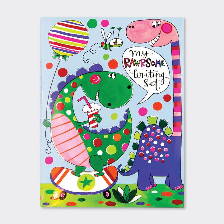 Actual product image Rachel Ellen Stationery set dinosaur (1 pcs.)