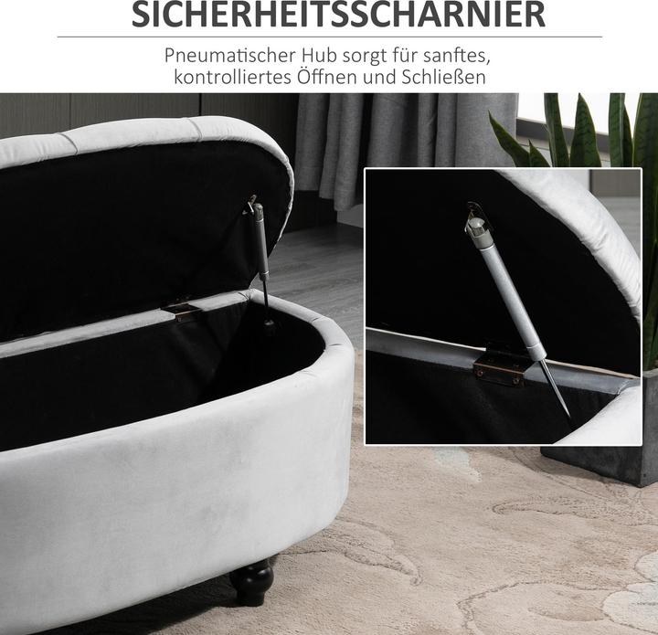 Image du produit Homcom Banc avec espace de rangement (120 cm)