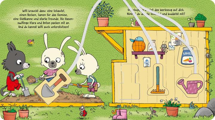 Image du produit Willi Wölfchen: Wir buddeln im Garten! (Allemand, Julia Klee, Nikolai Renger, 2023)