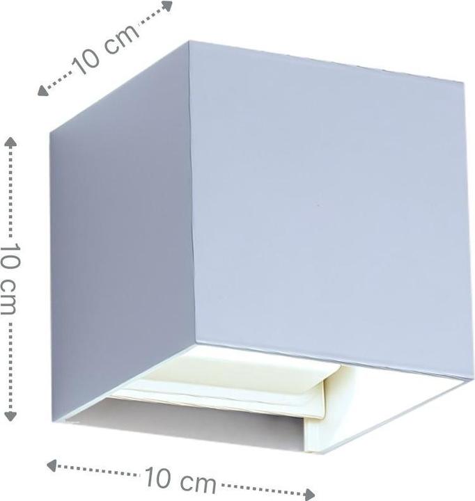Image du produit Hermex Applique de façade à LED Spot mural Applique murale up-down (1000 lm, IP65)