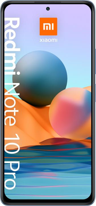 Immagine prodotto Xiaomi Redmi nota 10 Pro (128 GB, Blu ghiaccio, 6.67", Doppia SIM, 108 Mpx, 4G)