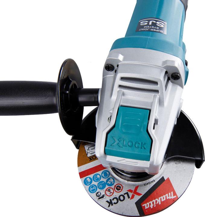 Produktbild Makita Ø125mm Winkelschleifer X-LOCK GA5080RX02 1.400 Watt+ Schutzhaubenabdeckung