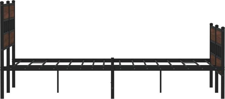Produktbild VidaXL Metallbett Bett Bettgestell Lattenrost Doppelbett ohne Matratze 160x200cm (160 x 200 cm)