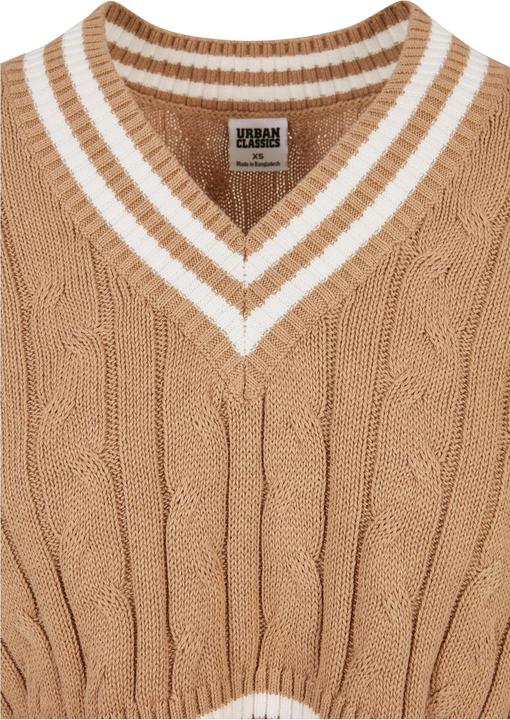 Image du produit Urban Classics Ladies Cropped Knit College Slipover (XL)