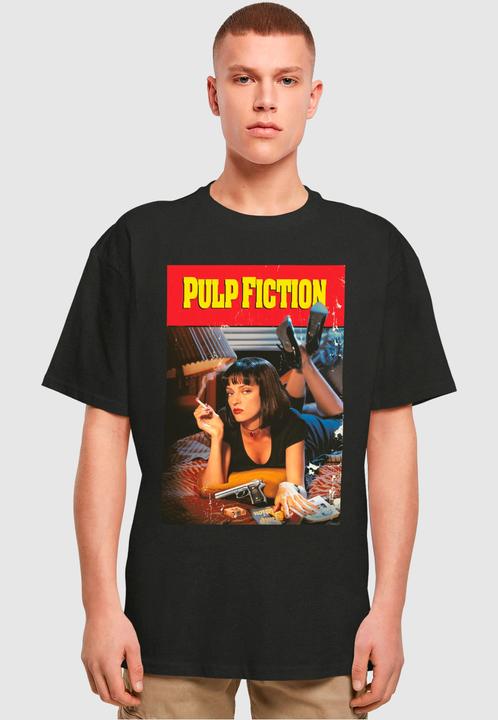 Actual product image Merchcode Pulp Fiction Poster Oversize Tee - 134095 (S)