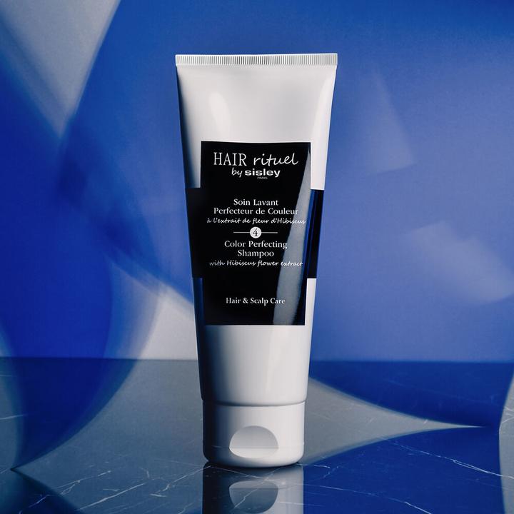 Produktbild Hair Rituel by Sisley Soin Lavant Perfecteur de Couleur Ã l'extrait de fleur d'Hibiscus (200 ml, Flüssiges Shampoo)