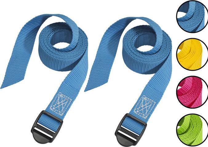 Produktbild Master Lock 4ER-PACK SPANNGURT 3005 / 1800X25 BLAU, GELB, GRÜN, PINK 40KG