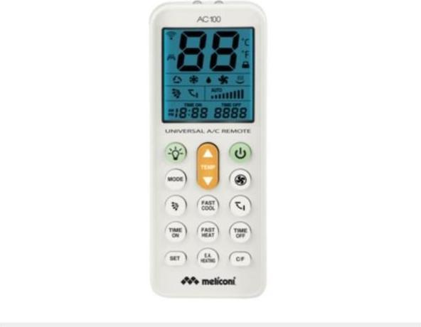 Produktbild Meliconi AC 100 Fernbedienung RF Drahtlose Tasten für die Klimaanlage (Universal Fernbedienung)