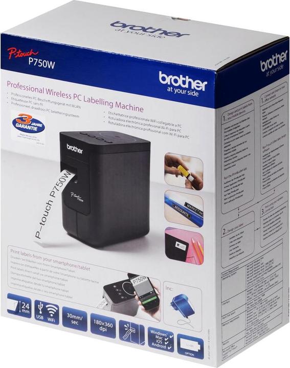 Actual product image Brother Pt-P750w