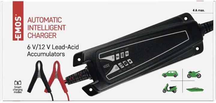 Image du produit Emos INTELIGENTNÃ NABÃJEÄOE OLOV. (SLA) BATERIÃ /12V-4A (12V, 6V, 4 A)