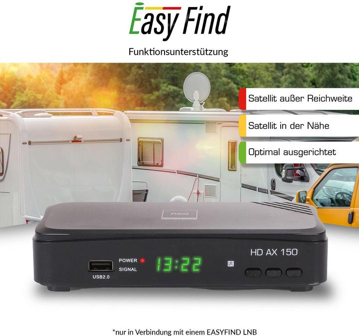 Actual product image Opticum HD AX150 30002 (DVB-S2, CI Shaft, Hard drive, CI+ slot)