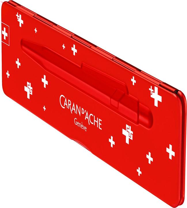 Immagine prodotto Caran d'Ache 849 Totally Swiss mit Etui (Bianco, Rosso, 1 x)