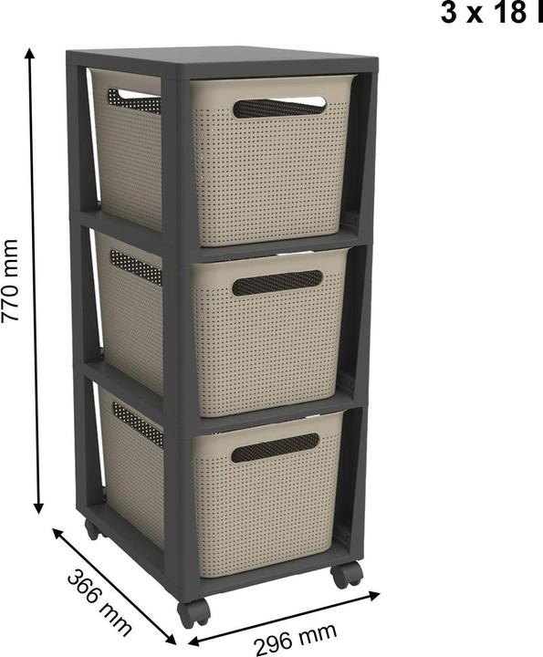 Immagine prodotto Rotho Tower Brisen (30 x 35 x 38 cm)