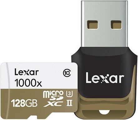 Lexar microSDXC 1000x UHS-II (128 GB, microSDXC, U3, UHS-II)