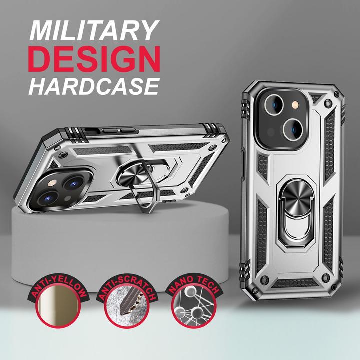 Image du produit Nalia Étui antichoc Military-Style Ring (Apple iPhone 14)