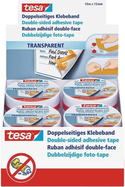 Actual product image tesa Double sided adhesive tape (15 mm)