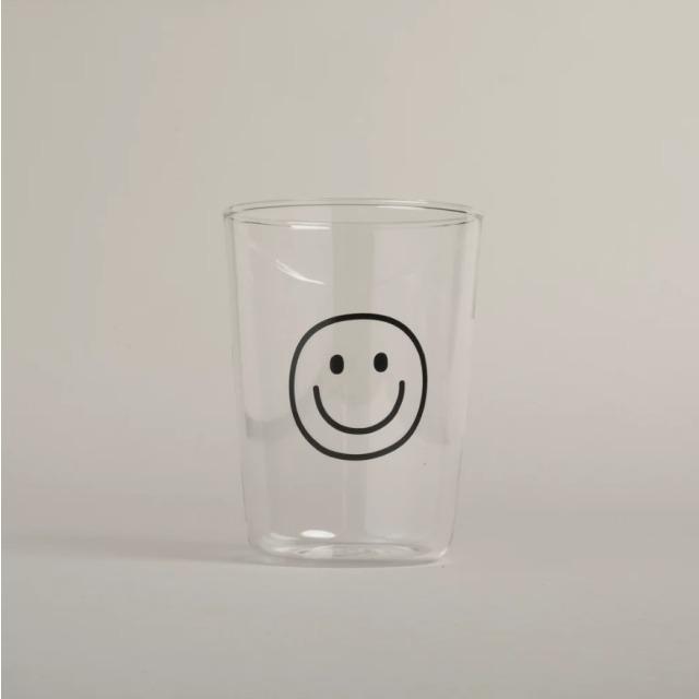 Immagine prodotto Eulenschnitt Bicchiere Smiley nero - di (0.50 l)