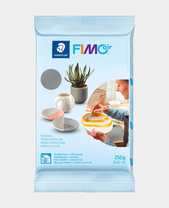 Produktbild Fimo air Modelliermasse, lufth„rtend, grau, 250 g