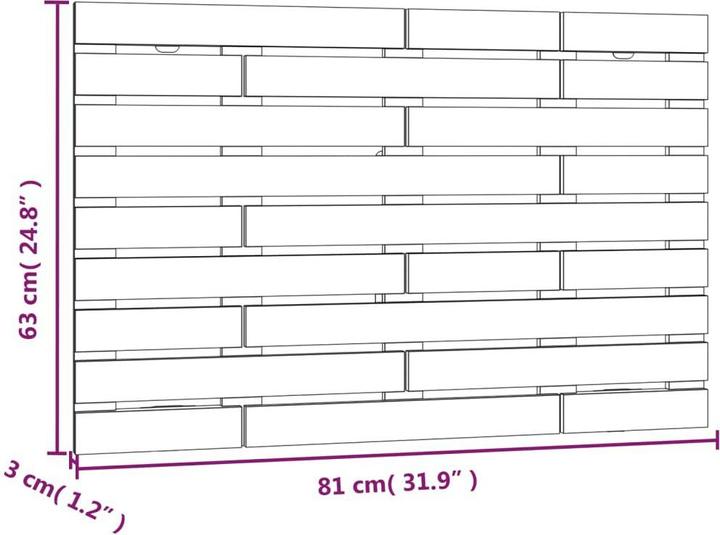 Image du produit VidaXL Oksiutka (81 x 3 x 63 cm)