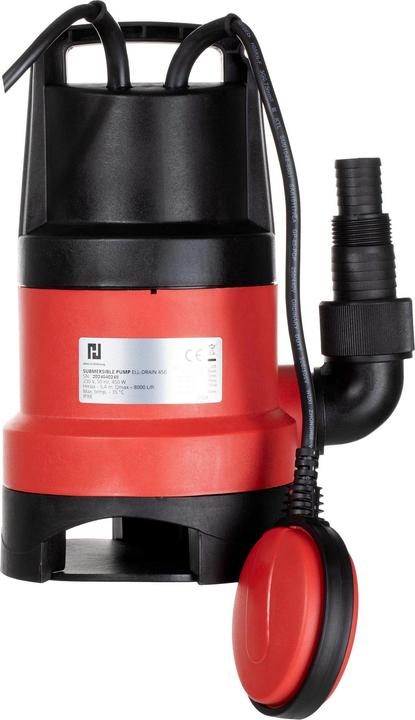 Produktbild Haushalt PUMP SUBMERSIBLE ELL-DRAIN 450 450W