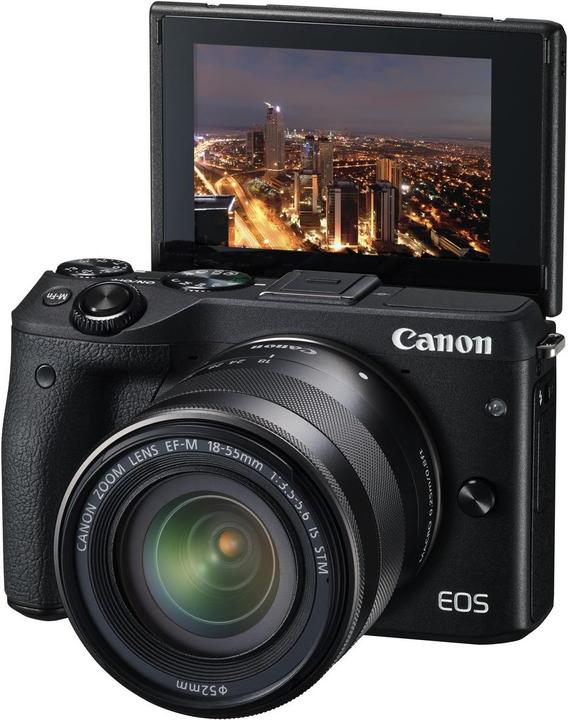 Produktbild Canon EOS M3, 18-55mm IS STM Kit (24.20 Mpx, APS-C / DX)