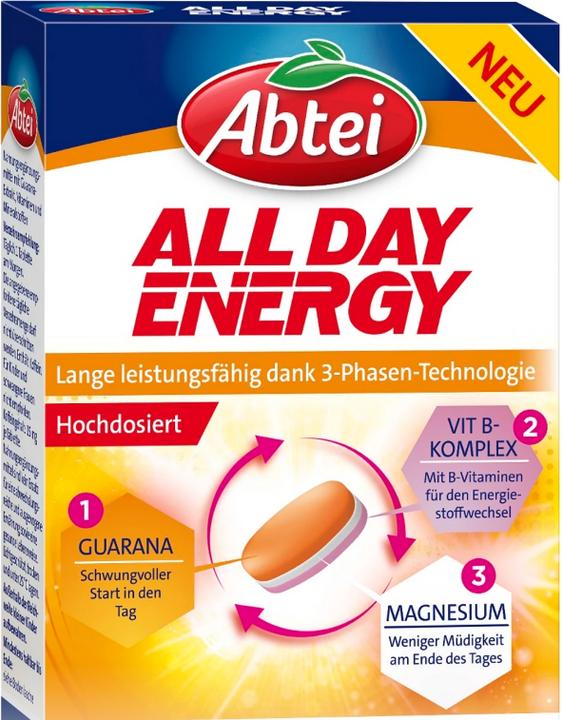 Produktbild Abtei All Day Energy Tabl (20 Stück, Tabletten, 500 g)