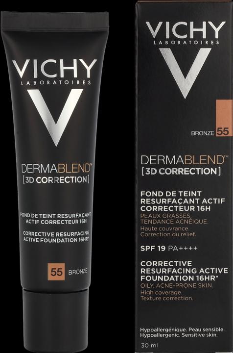 Produktbild Vichy DERMABLEND 3D CORRECTION fond de teint resurfaçant #55-bronz (55-bronz)