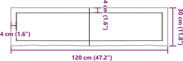 Immagine prodotto VidaXL Emerald (120 x 30 x 4 cm)