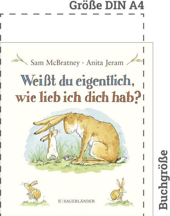 Image du produit Weisst du eigentlich, wie lieb ich dich hab? (Allemand, Sam McBratney, 2016)