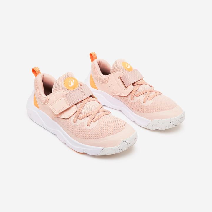 Actual product image Decathlon Sportschuhe Kinder Klettverschluss und elast. Schnürung - Playful Fast rosa (39)