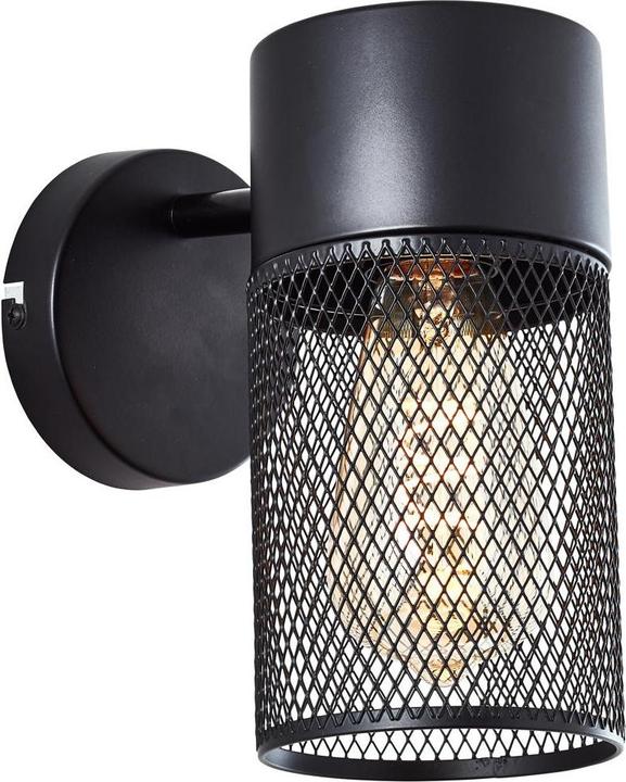 Produktbild Brilliant Kamolo Wandspot schwarz matt (E27)