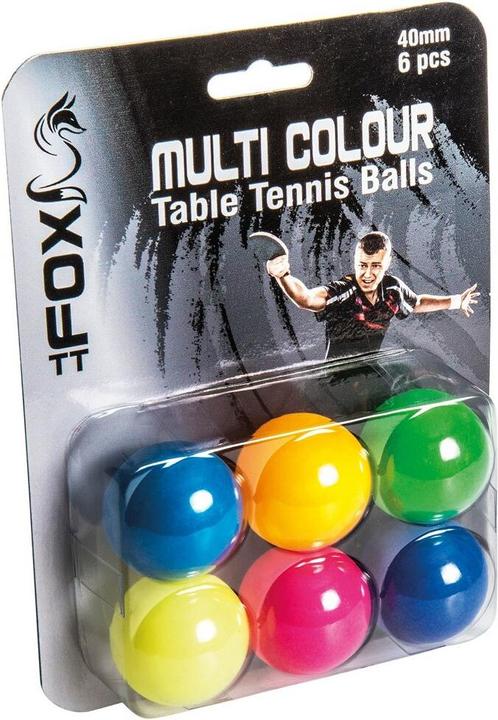 Produktbild Fox TT Bunte Tischtennisbälle (6 Stk.)