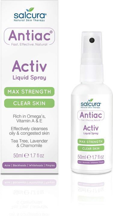 Image du produit Salcura Antiac Activ Liquid Spray 50 ml (Chiffons de nettoyage, 50 ml)