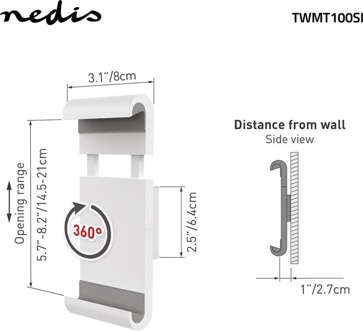 Actual product image Nedis TWMT100SI