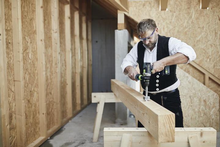 Productafbeelding Festool Accu klopboormachine QUADRIVE TPC 18/4 I-Basic (Oplaadbare batterij)