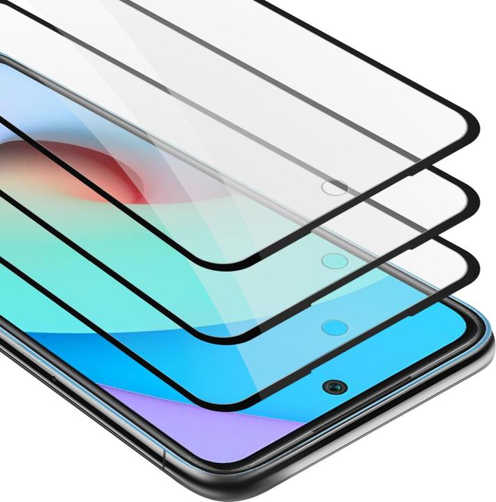 Immagine prodotto Cadorabo Vetro di protezione del display a schermo intero (3 Pezzo/i, Xiaomi Redmi 10, Xiaomi Redmi Note 11)