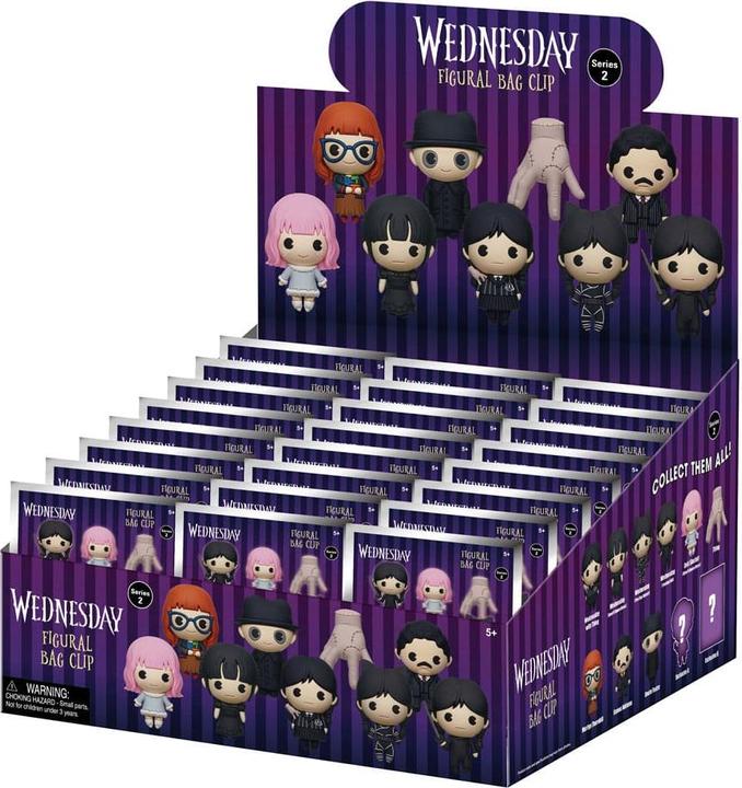 Produktbild Monogram Int. Wednesday 3D PVC-Taschenanhänger Series 2 Display (24)