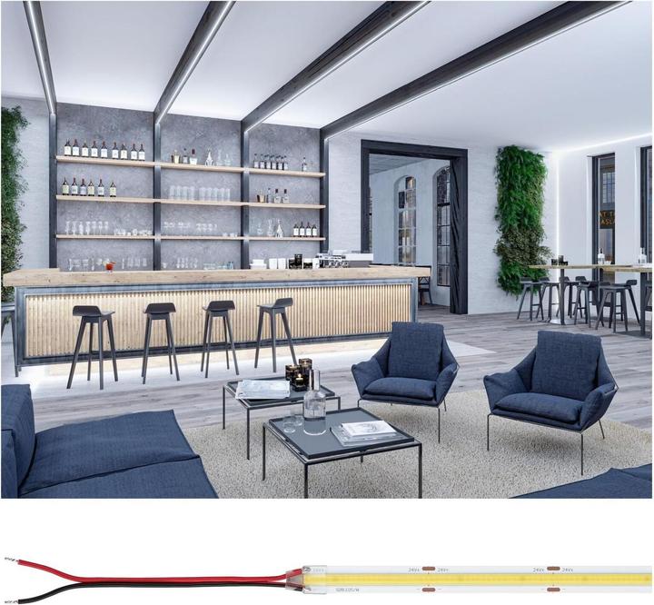 Image du produit Paulmann Bandeau lumineux à LED PAUL (Lumière du jour, 500 cm, Intérieur)