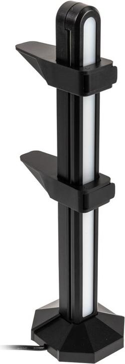 Actual product image Lamptron GPU holder, ARGB - black